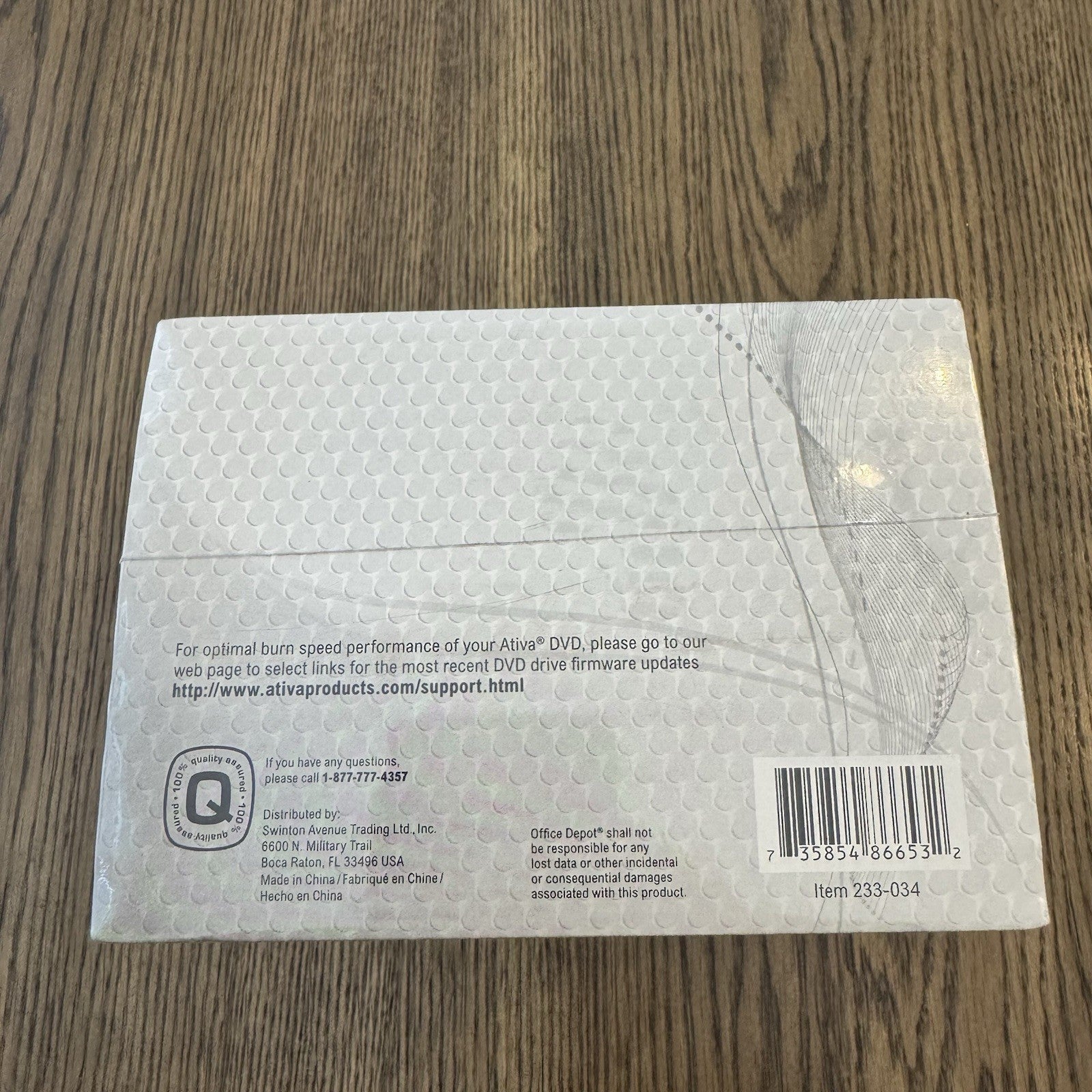ATIVA DVD-R disc 10 Pk +Jewel Cases Slim  16x 4.7GB Factory Seal 