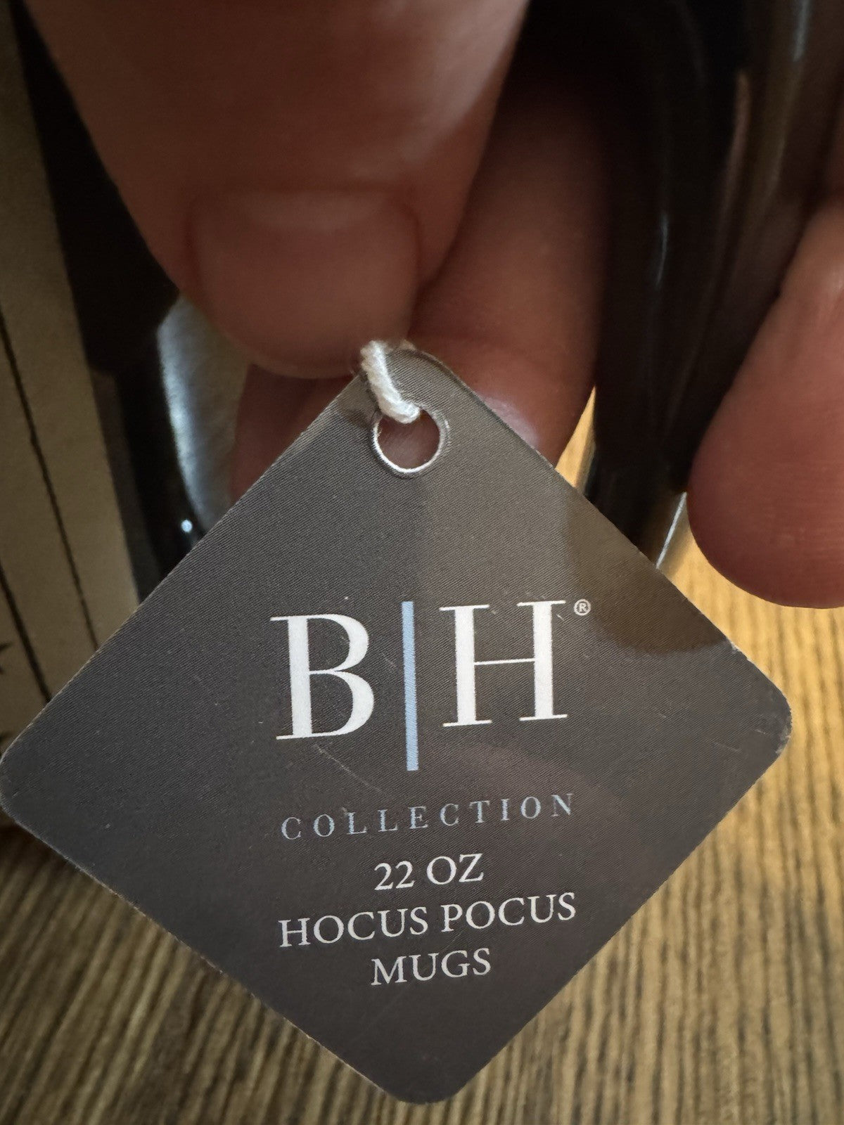 Blue Harbor Hocus Pocus Trick or Treat Bat Large 22oz Halloween Coffee Cup Mug