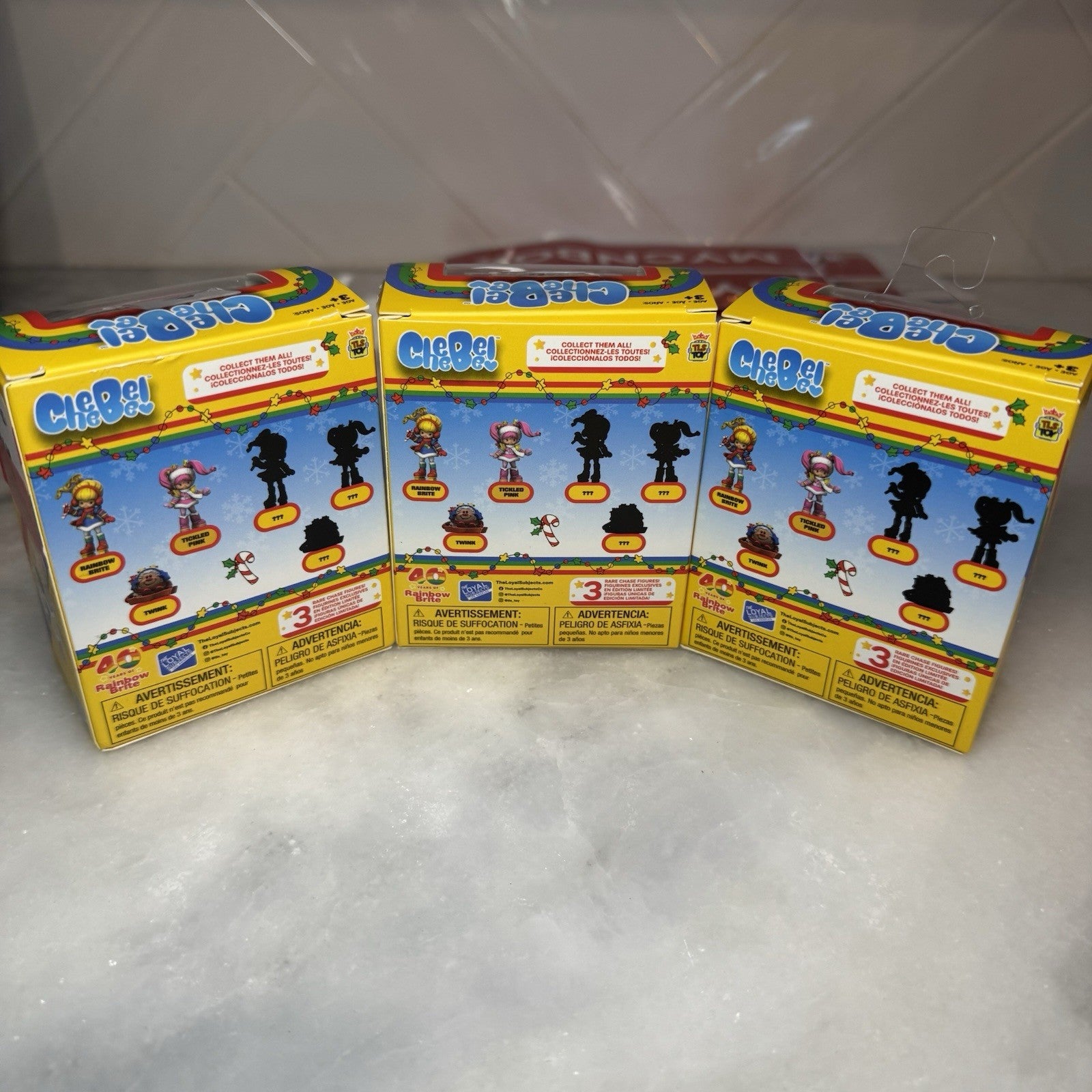 Rainbow Brite 40th Anniversary Mini Figure Set TLS Toy NIB 3 Pack