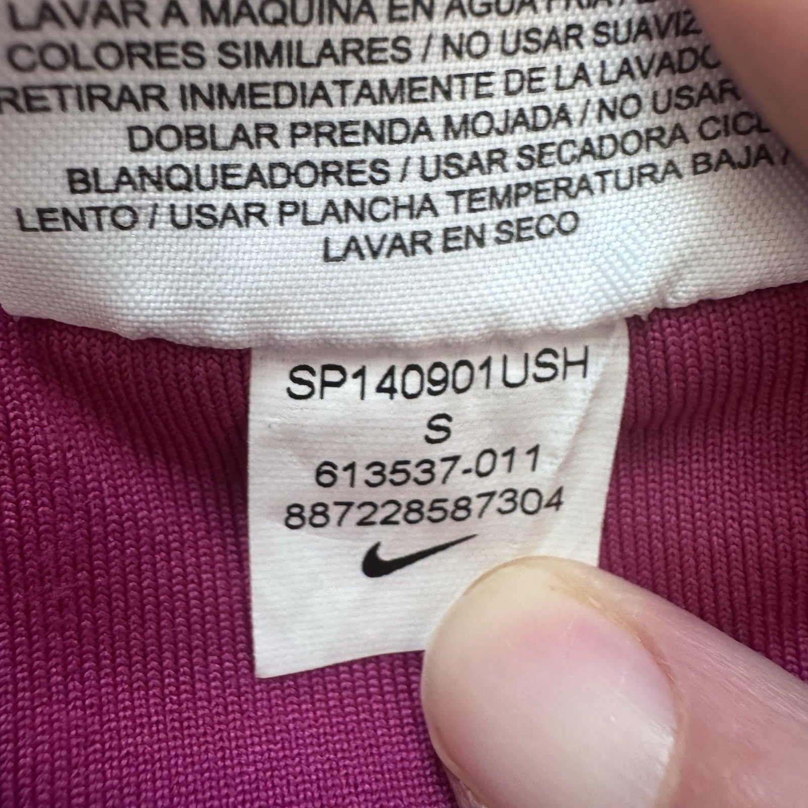 Nike Dri-Fit Womens Running Shorts Small Black Pink Athletic Activewear