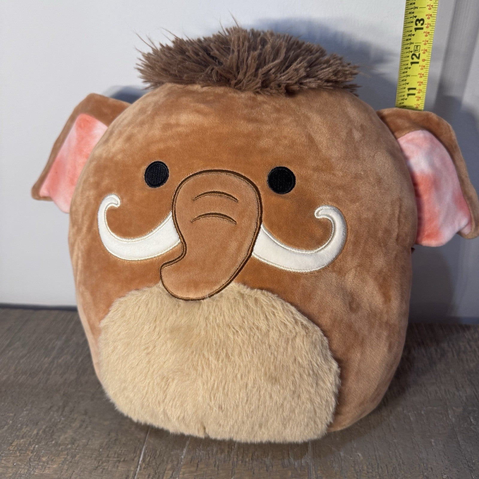 Squishmallows Chienda Woolly Mammoth 12” Brown Plush Jazwares Stuffed Animal