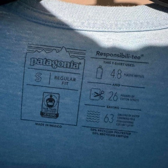 Patagonia Responsibili-Tee | Small | Eco-Friendly Fit
