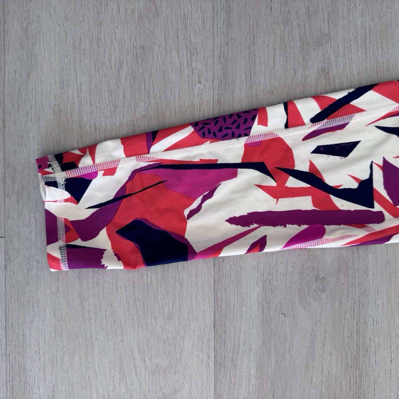 JDow Fitness Leggings Womens Small Pink Purple Abstract Athletic Workout Pants