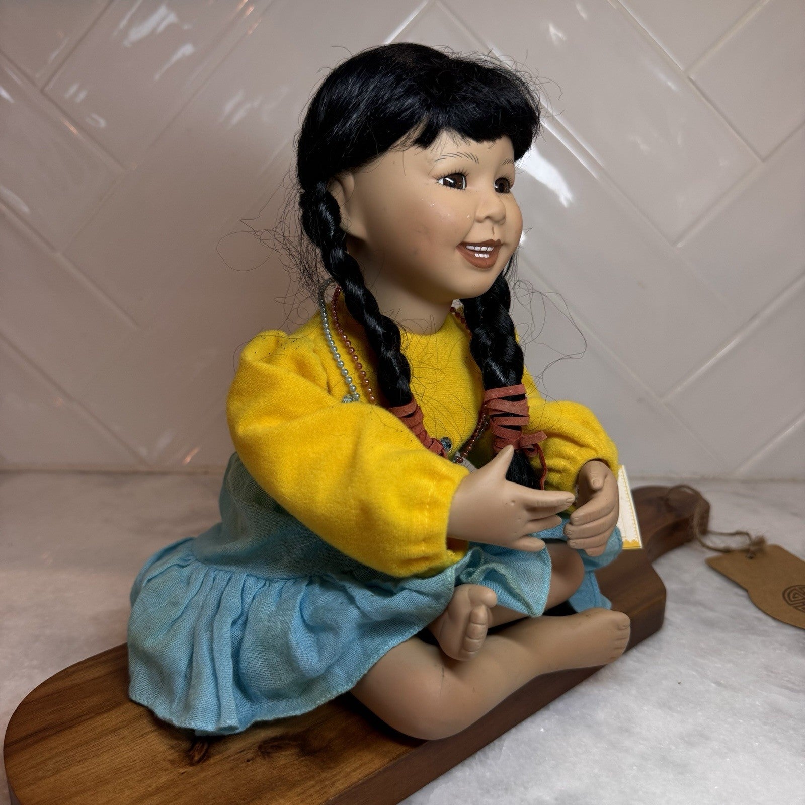 Ashton-Drake Little Flower Michele Severino Porcelain Doll Children of the Sun93