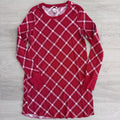 Victoria’s Secret Plaid Thermal Nightgown Small Red Long Sleeve Sleepwear