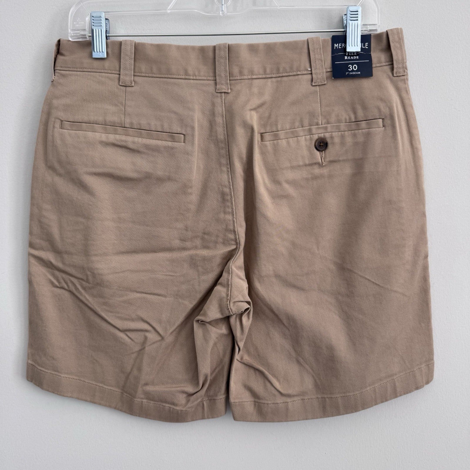 Men’s J.Crew Mercantile Flex Khaki Shorts Size 30 7” Inseam NWT
