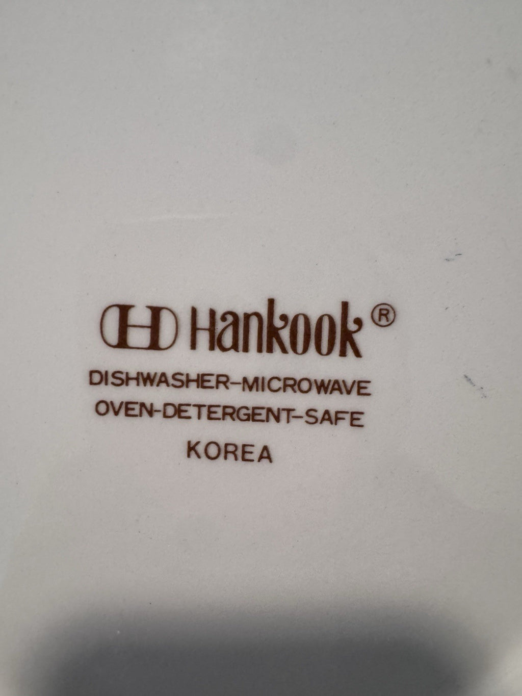 Vintage Hankook Korea Ceramic Deep Dish Cherry Pie Plate With Printed Recipe