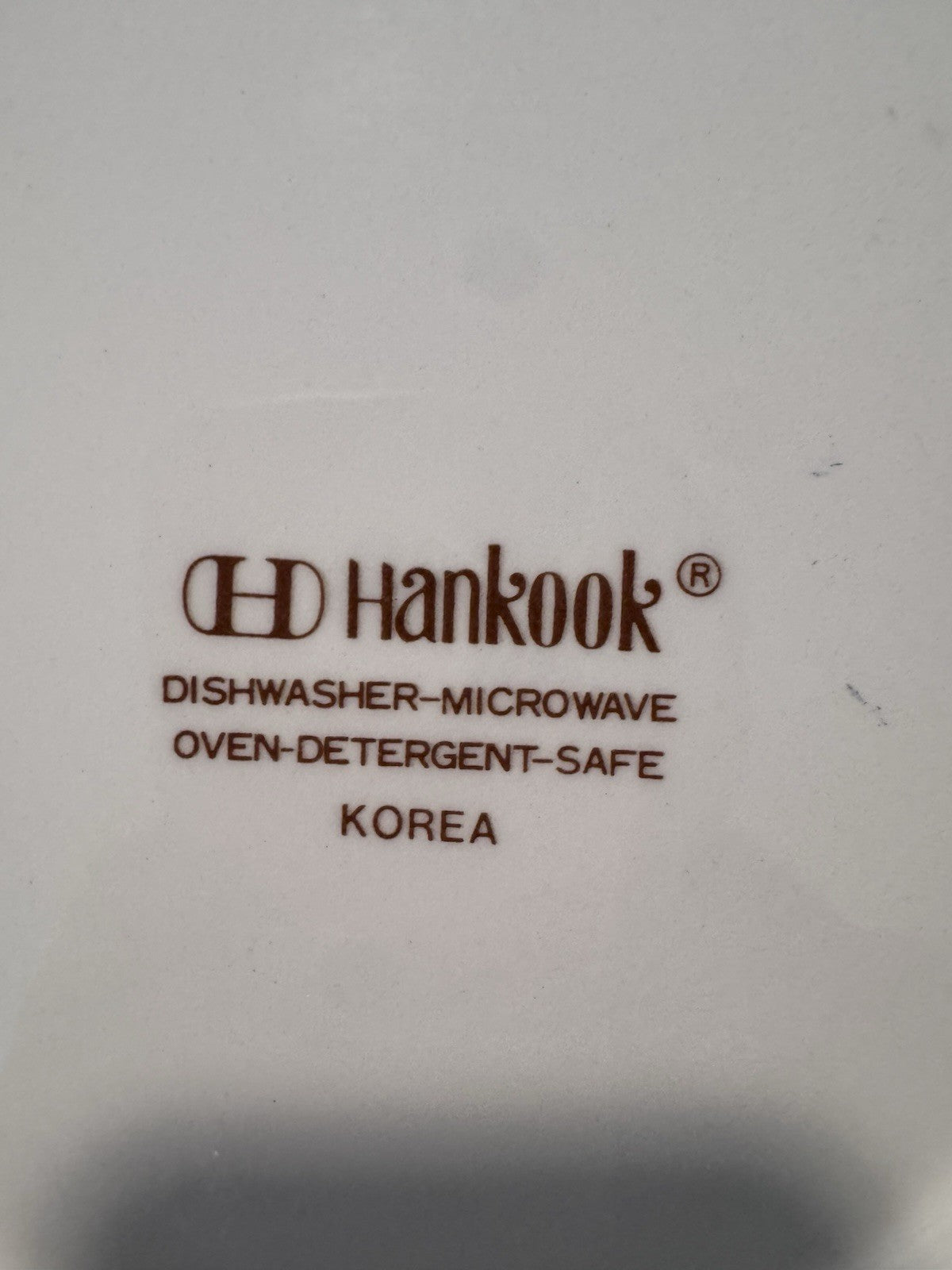 Vintage Hankook Korea Ceramic Deep Dish Cherry Pie Plate With Printed Recipe
