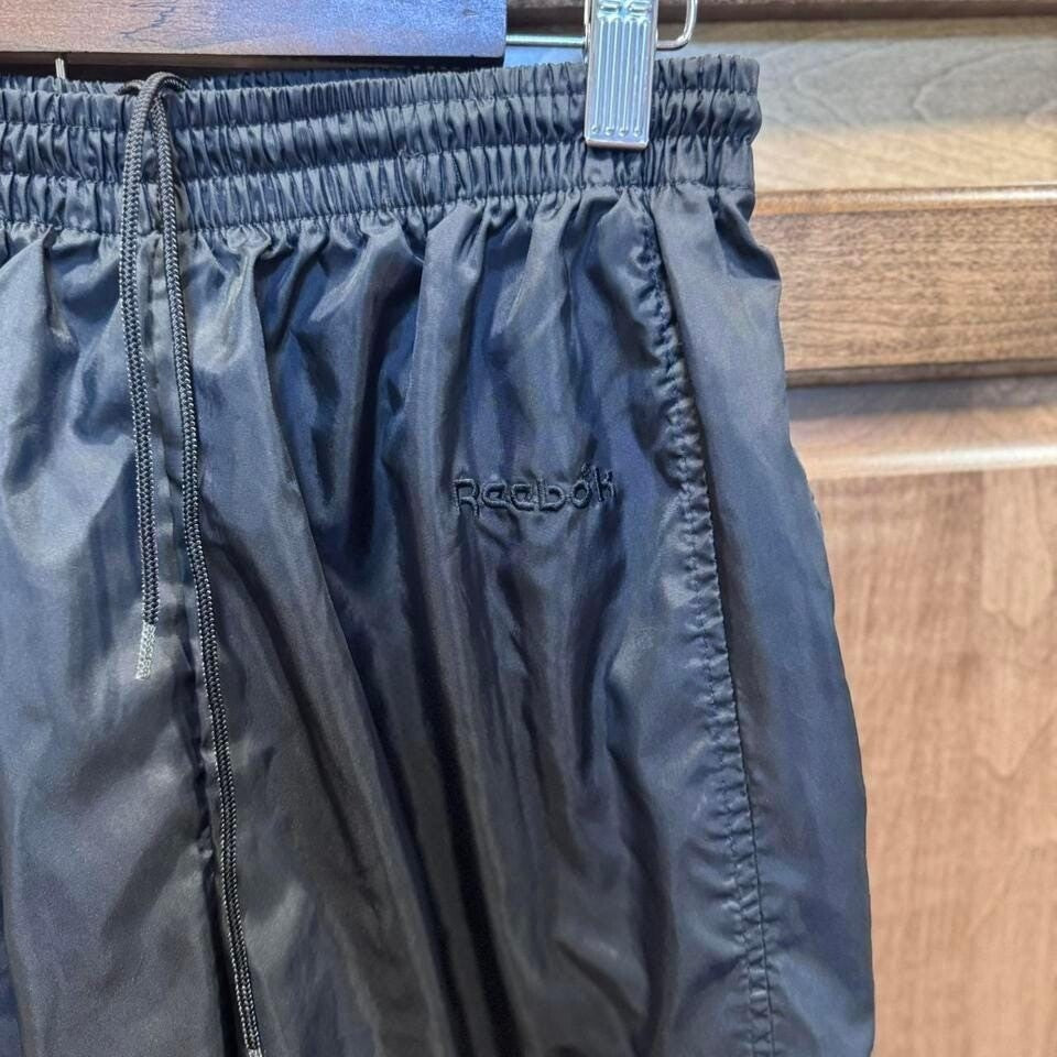 Vintage early RN 6941 Reebok sport black sportswear track pants w/ elastic band