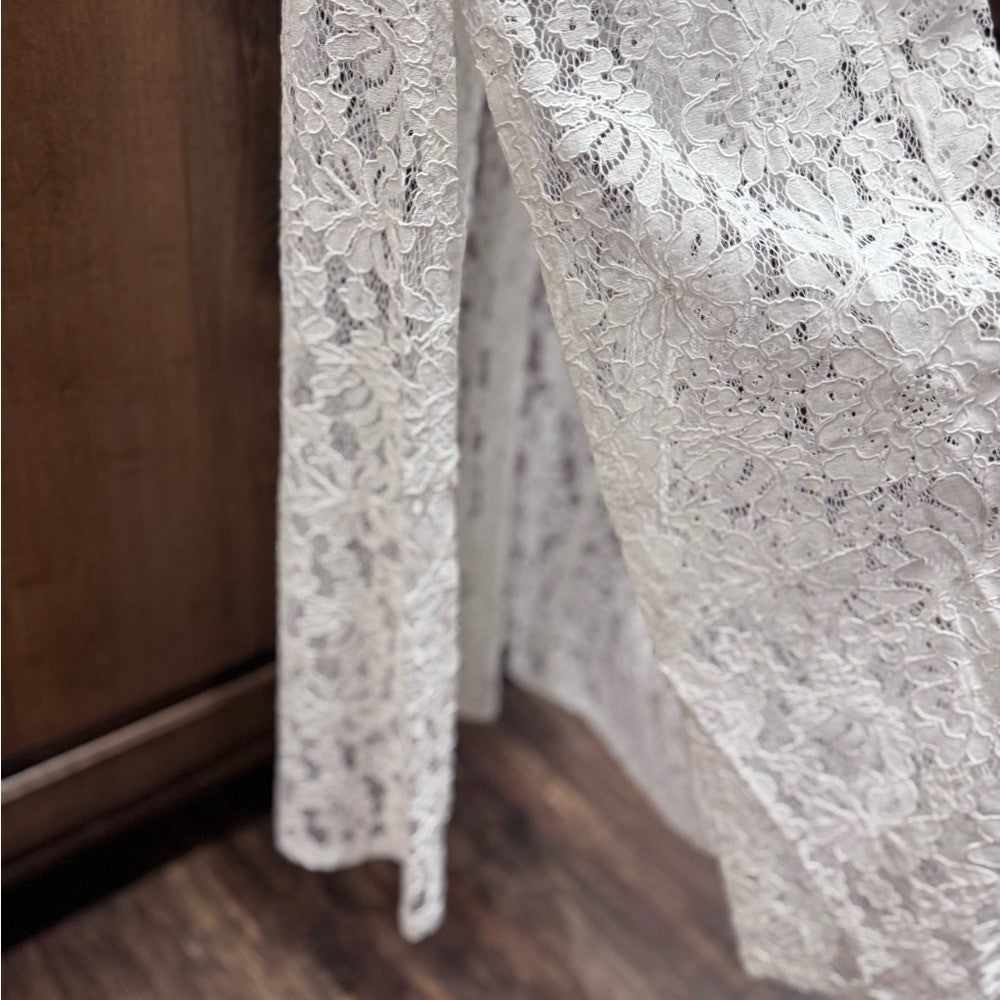 Aura Irresistible White Lace Maxi Dress Sleeveless S NWT by Red Dress Boutique