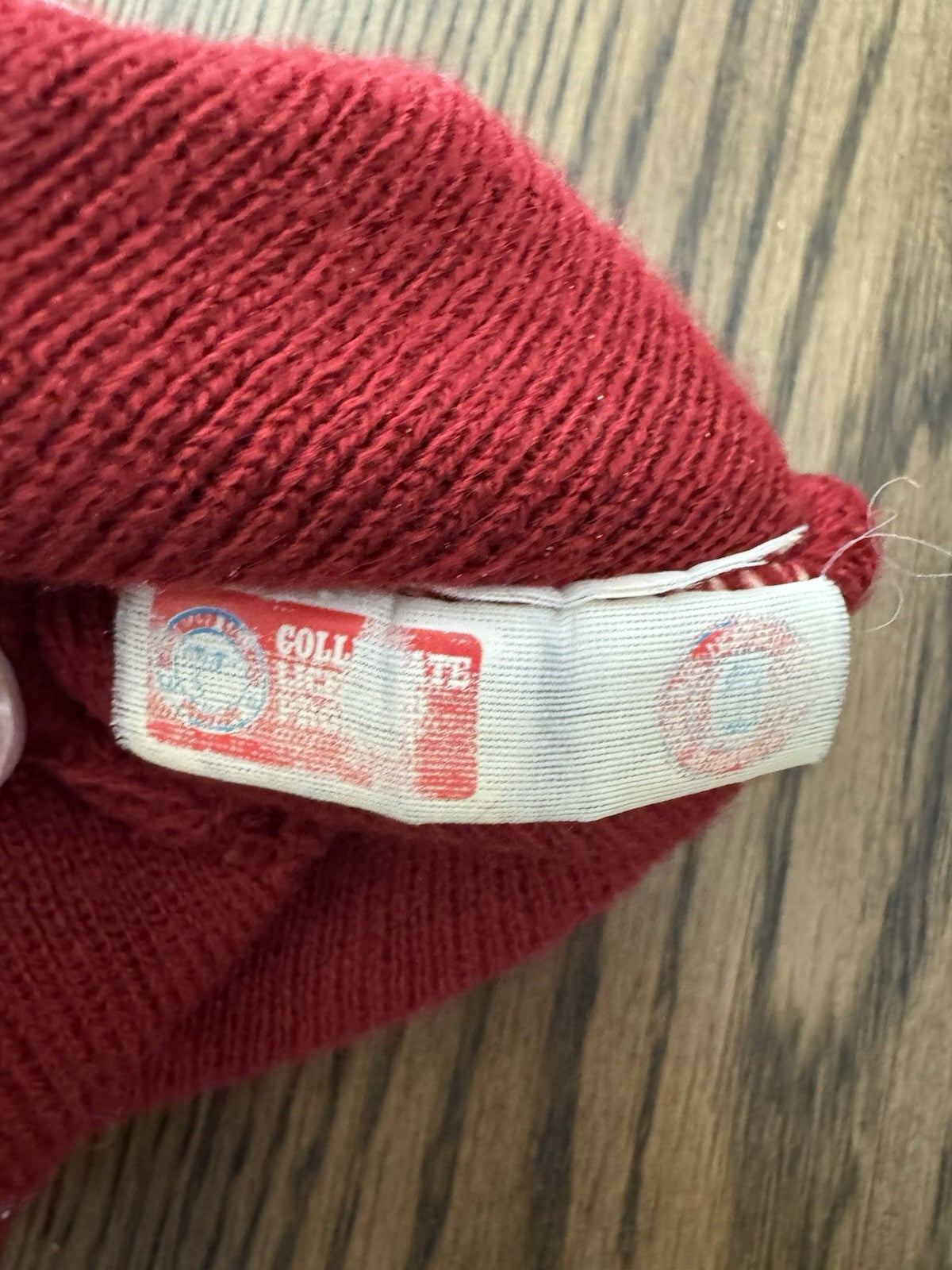 Iowa State Cyclones Hat Beanie Mens Red NCAA Football Knit Winter Rare USA