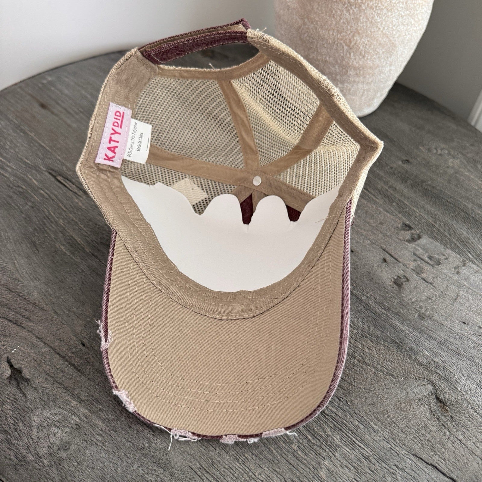 Don’t Mess With Texas Girls Hat KatyDid Trucker Distressed NWT Boutique TX