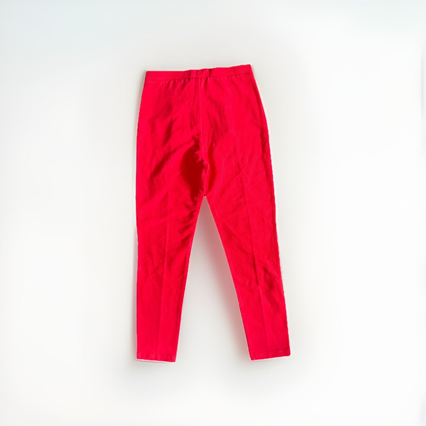 Original Marines Red Pants Size 9-10Y 140cm Gold Button Detail Italy Girls NWT