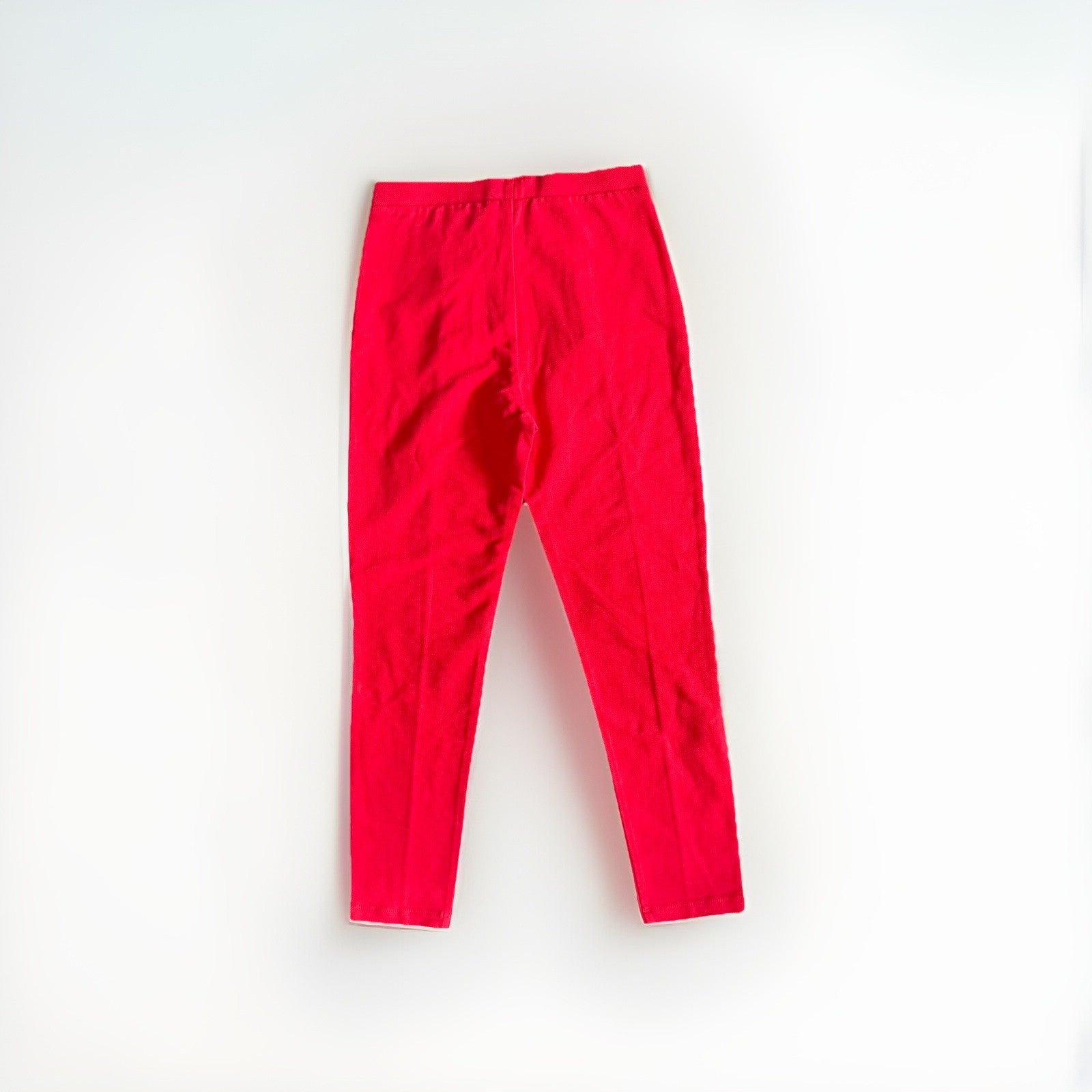 Original Marines Red Pants Size 9-10Y 140cm Gold Button Detail Italy Girls NWT