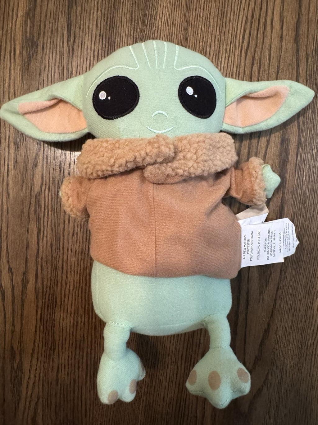 Star Wars The Mandalorian Baby Yoda 12" Plush Stuffed Animal Toy Jay Franco