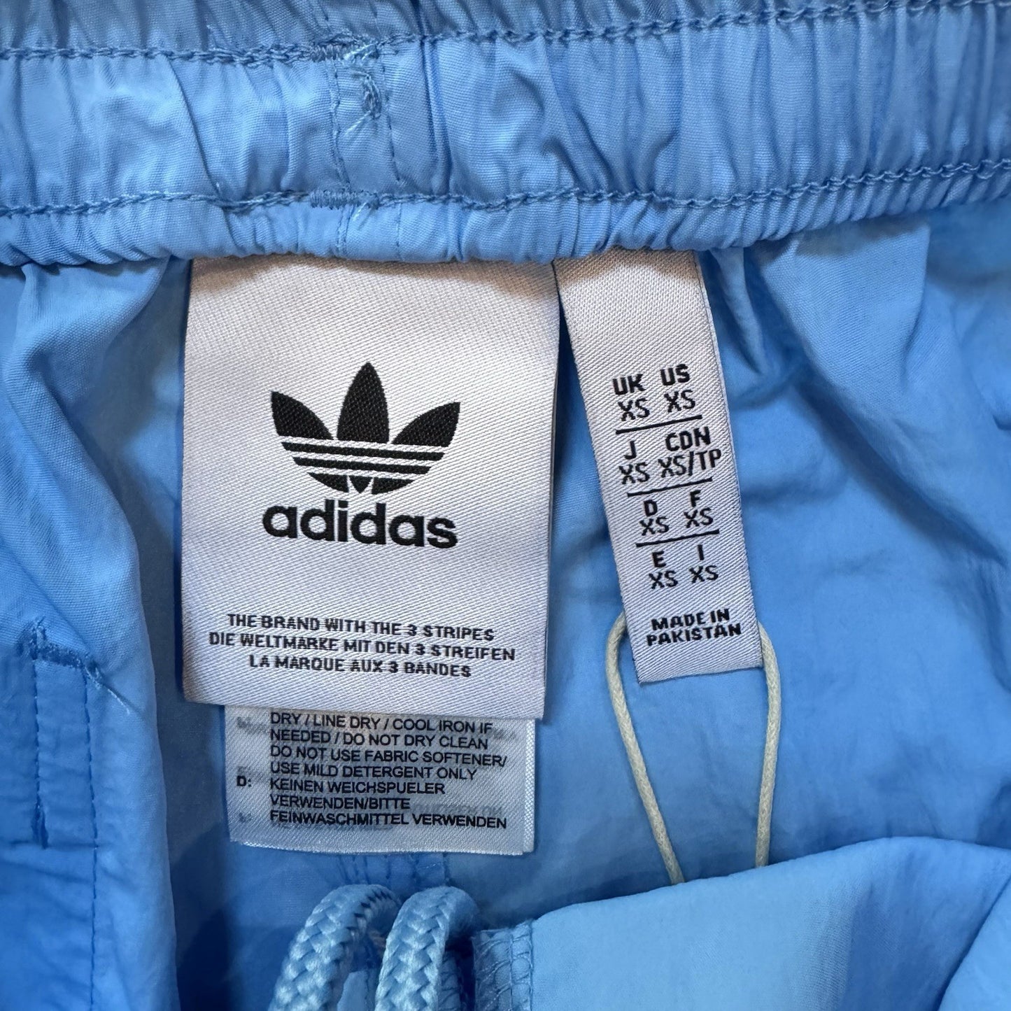 NWT XSmall Adidas Originals Sprinter Shorts Blue Men’s Trefoil 3-Stripes