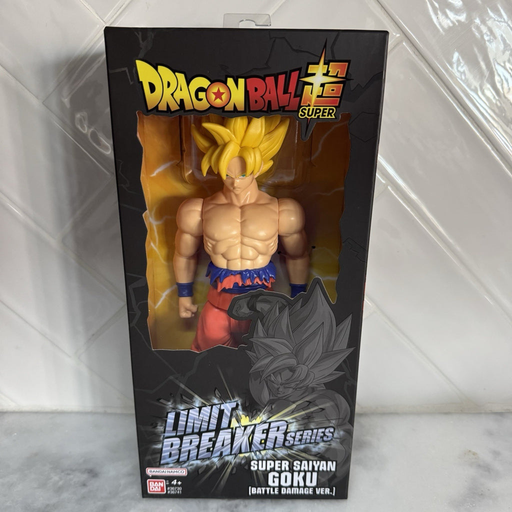 Dragonball Super Limit Breakers 12" Super Saiyan Goku Battle Damage Version NIB