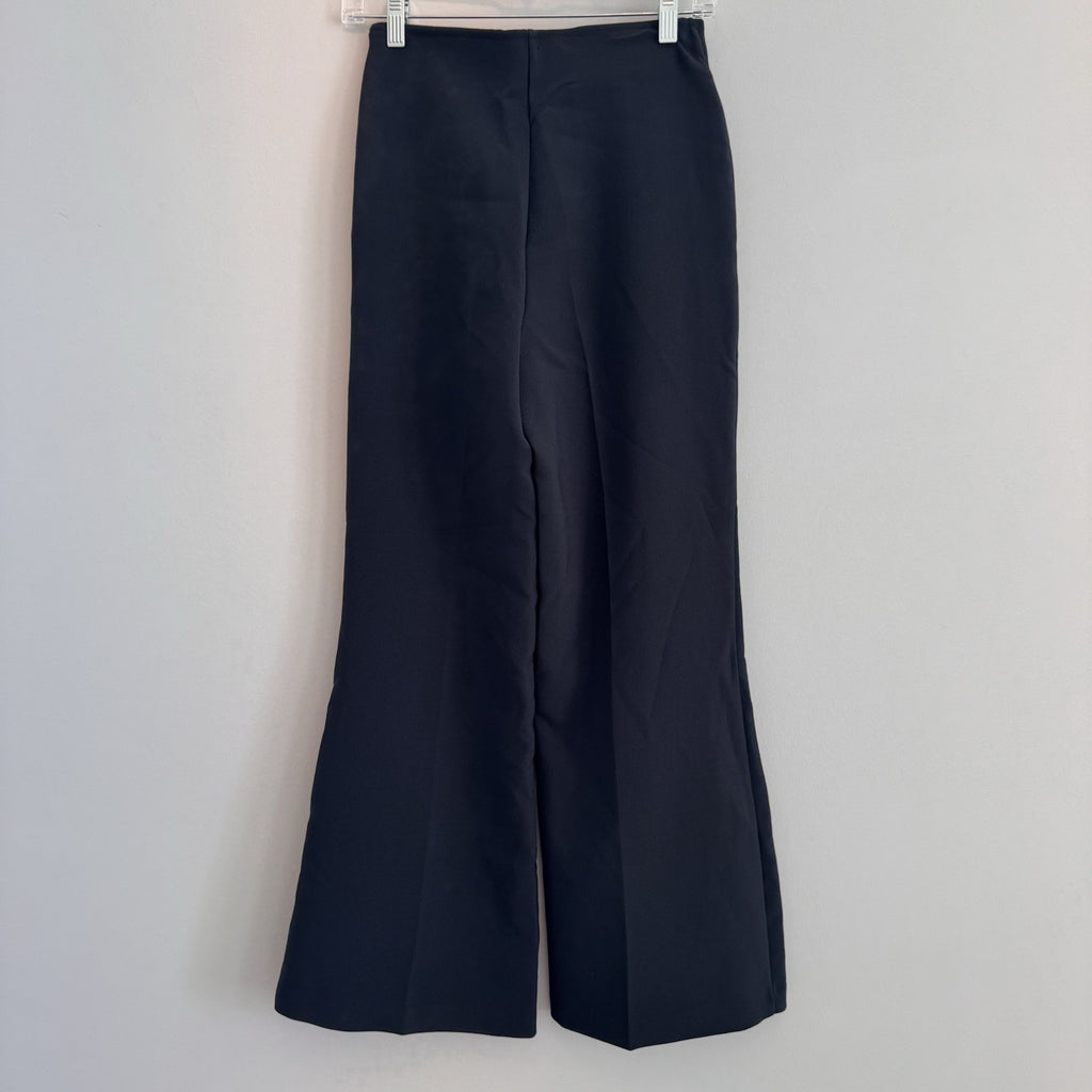 Urban Outfitters Womens Size 2 Black Flare Pants High Rise Stretch Retro