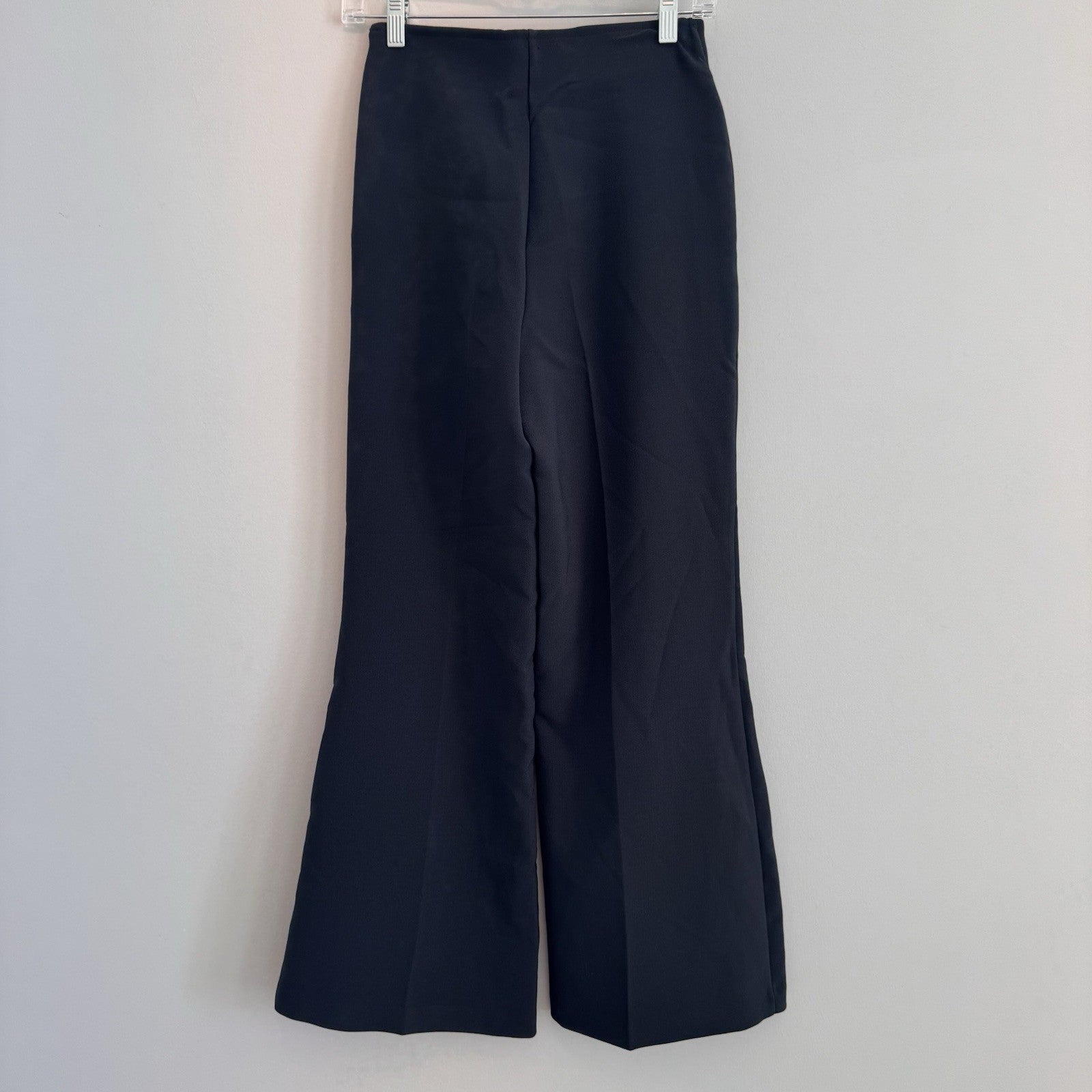 Urban Outfitters Womens Size 2 Black Flare Pants High Rise Stretch Retro