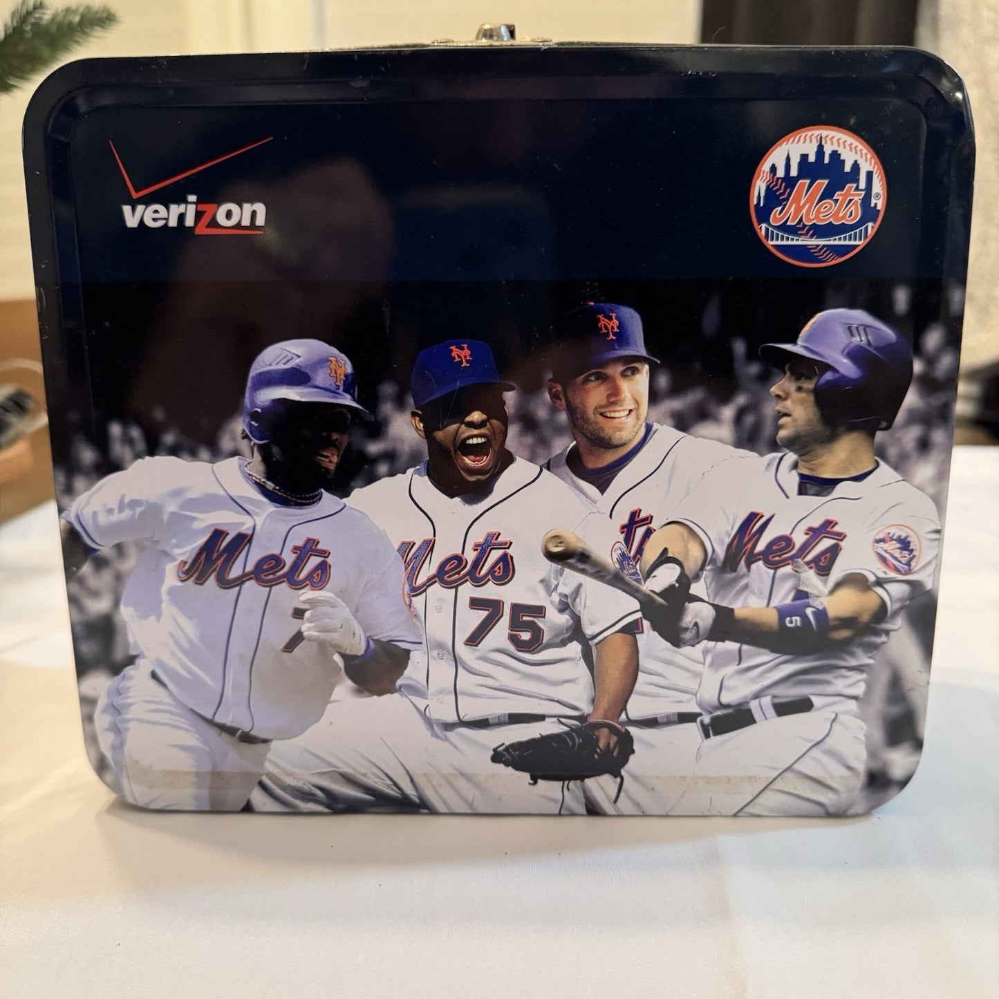 New York Mets David Wright Metal Lunchbox Verizon Giveaway MLB Vintage