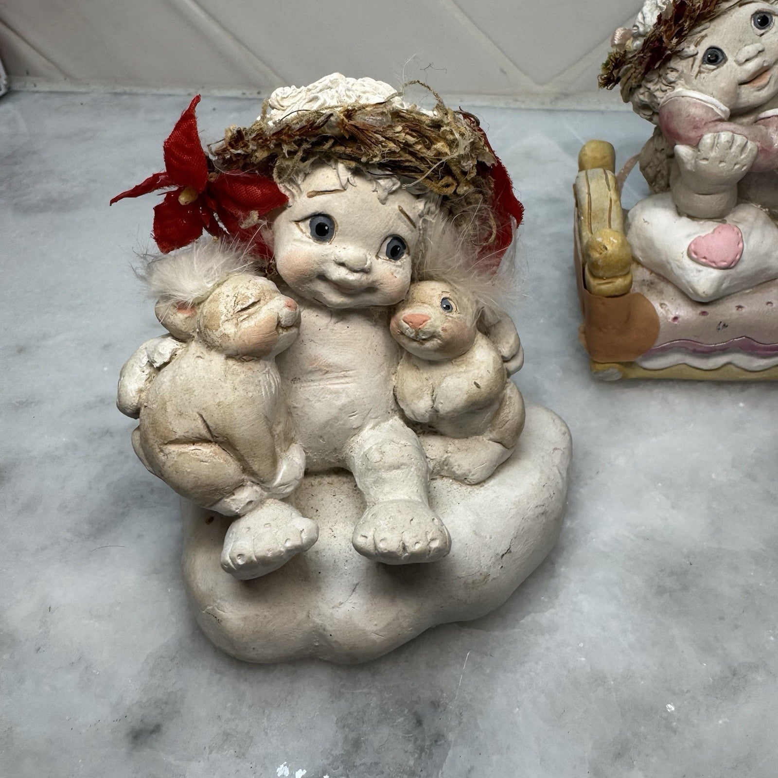 Dreamsicles Figurines Lot Cast Art Industries Cherub Angelina’s Christmas Decor