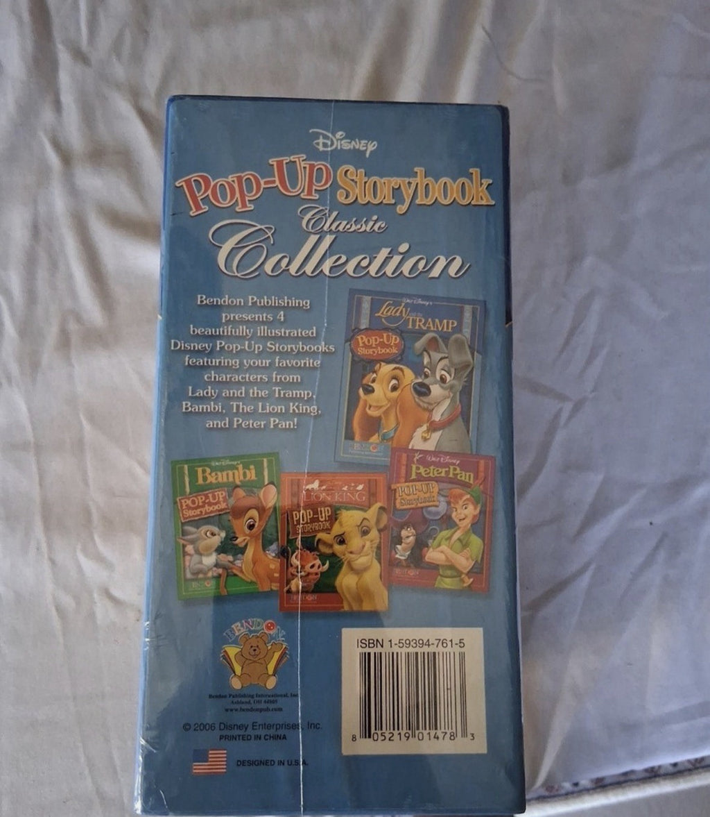 Vintage And Rare Disney Pop Up Classic Collection Sealed 4 Pack