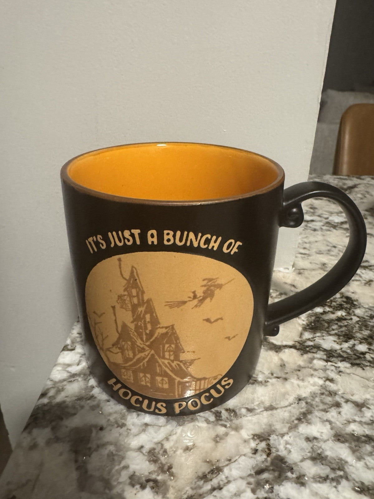 It’s just A Bunch Of Hocus Pocus Black Coffee Mug Vintage Excellent