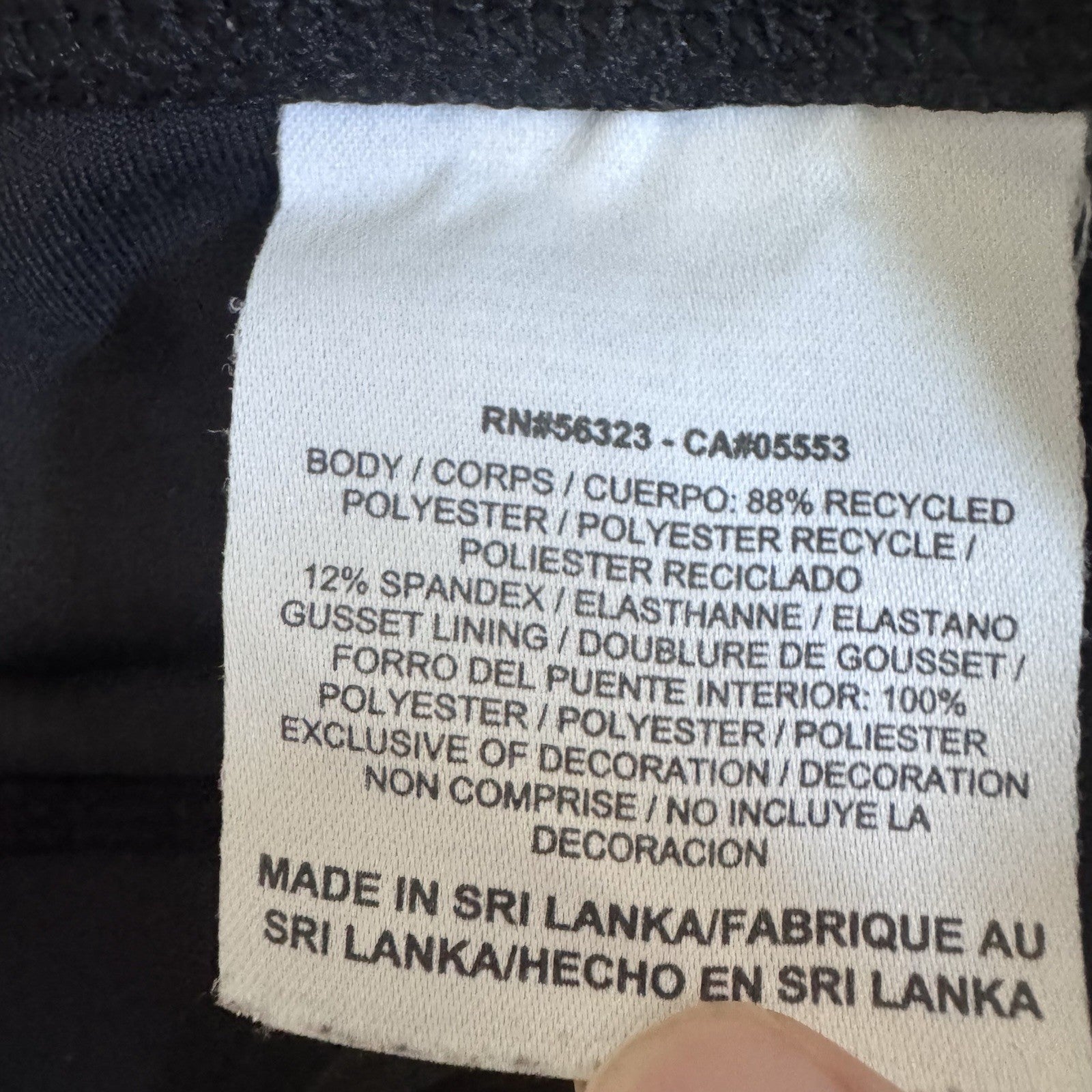 Nike Dri-FIT Women's Black Capri Leggings Size M Stretch Athletic Pants