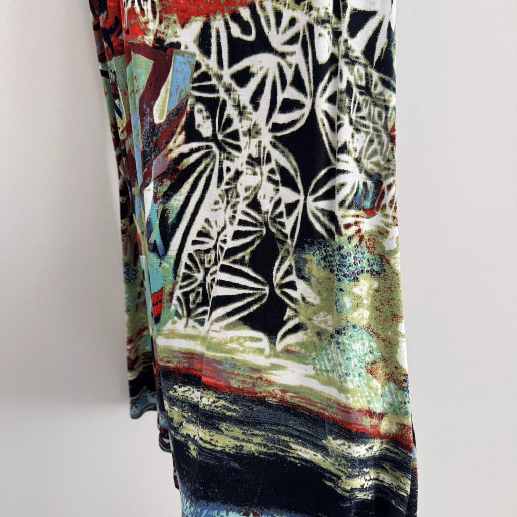 Parsley & Sage Tank Dress Large Boho Abstract Print Sleeveless Women’s