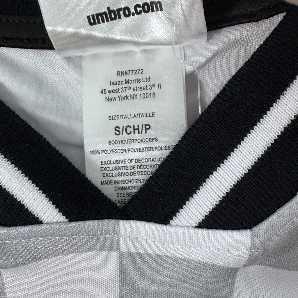 NWT Umbro Mexico Fútbol Soccer Jersey Retro Checkered Style Men’s Size Small
