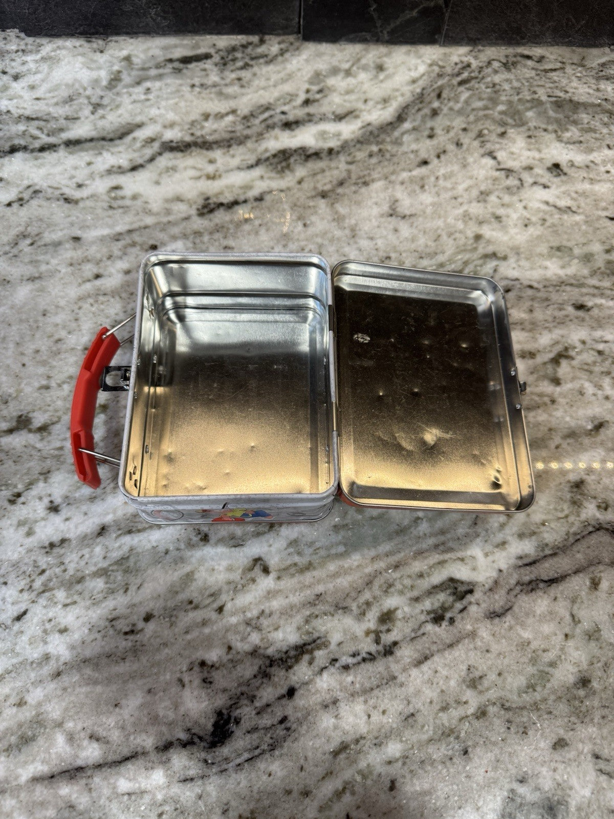 SpongeBob Squarepants Lunch Box Tin 2003 Racing