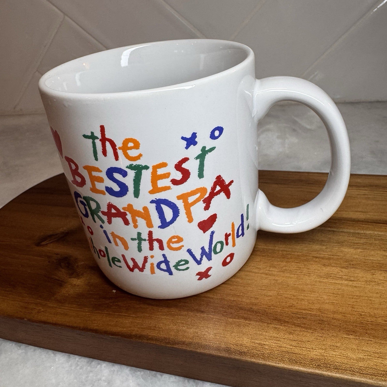 American Greetings Bestest Grandpa In The Whole Wide World Coffee Mug