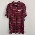 Georgia Bulldogs UGA Red Columbia PFG Super Terminal Tackle Polo Size Large