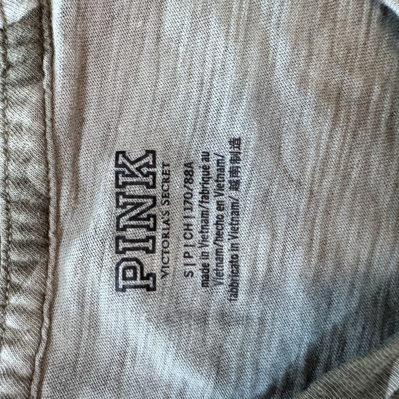 PINK Victoria’s Secret Camo T-Shirt Women’s Small Green Brown Short Sleeve Tee