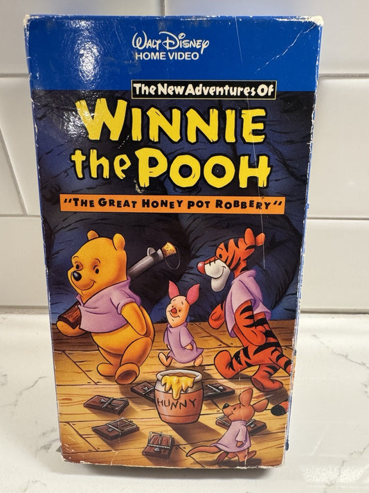 Winnie The Pooh The Great Honey Pot Robbery VHS Tape Used Movie Disney Cartoon