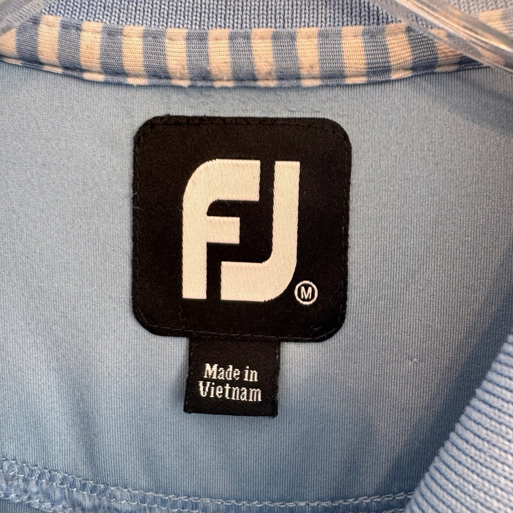FootJoy FJ Cateechee Golf Club Polo Shirt Men’s Medium Blue Performance