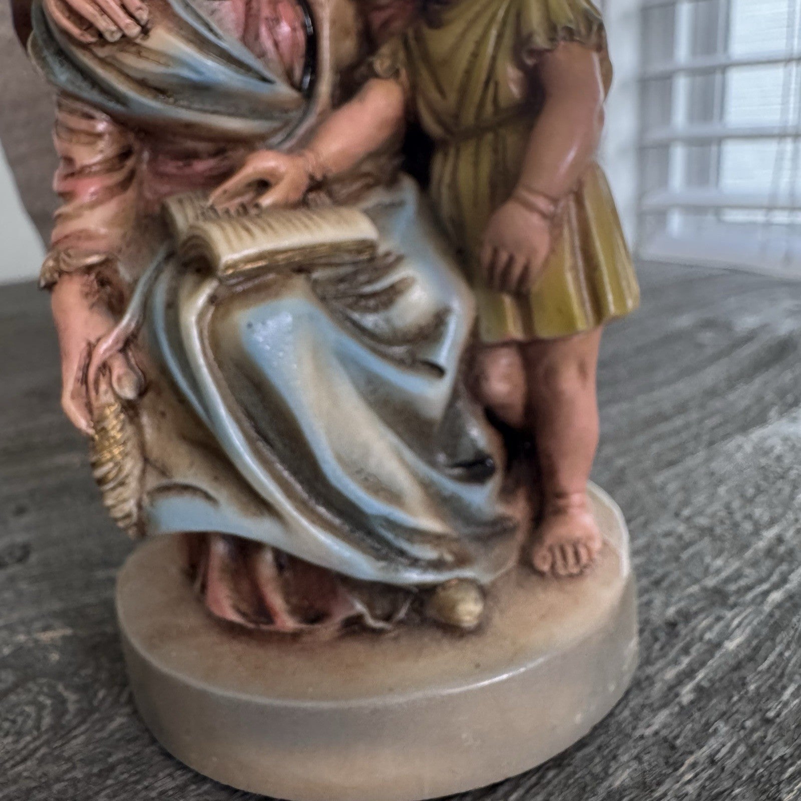 Vintage Holy Family Figurine Made in Italy Nativity Jesus Mary Joseph 7"