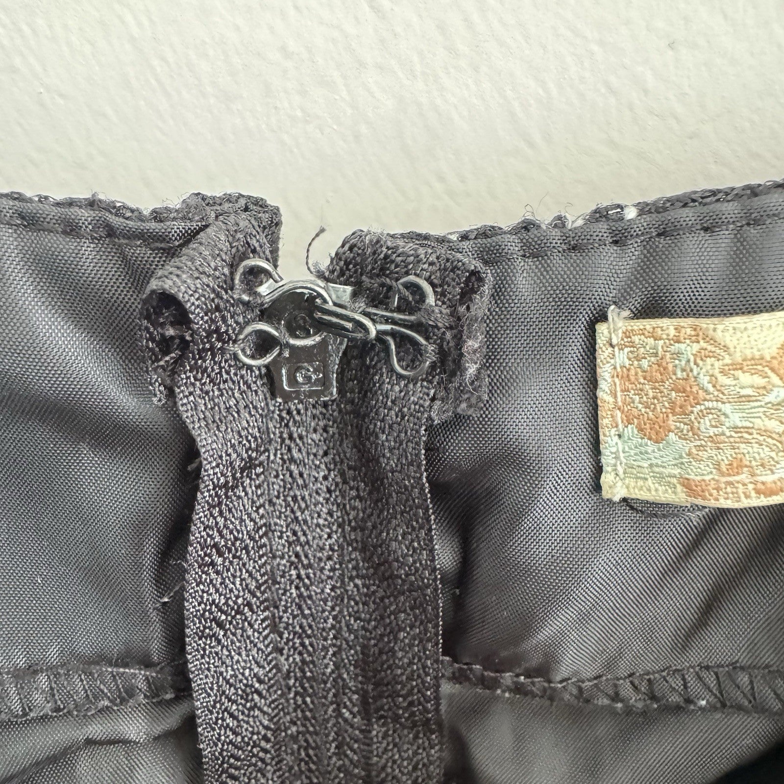 American Rag Company Black Lace Bustier Fit Flare Dress XS Mini