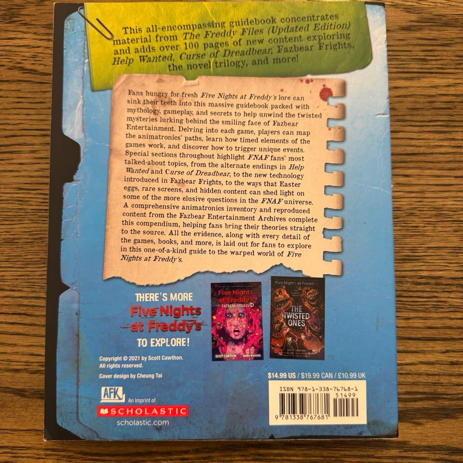 Rare Five Nights At Freddy's The Ultimate Guide Paperback Excellent Quality