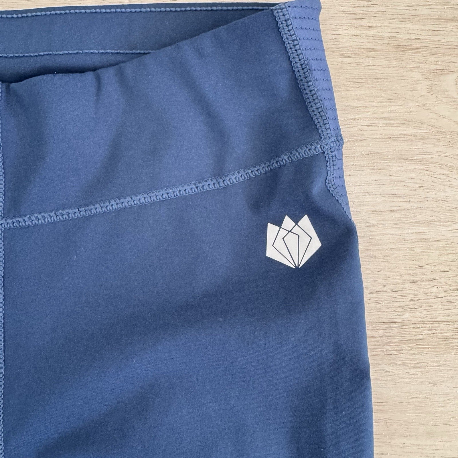 FitsT4 Sports Womens Riding Leggings Breeches Knee Patch Blue Size S