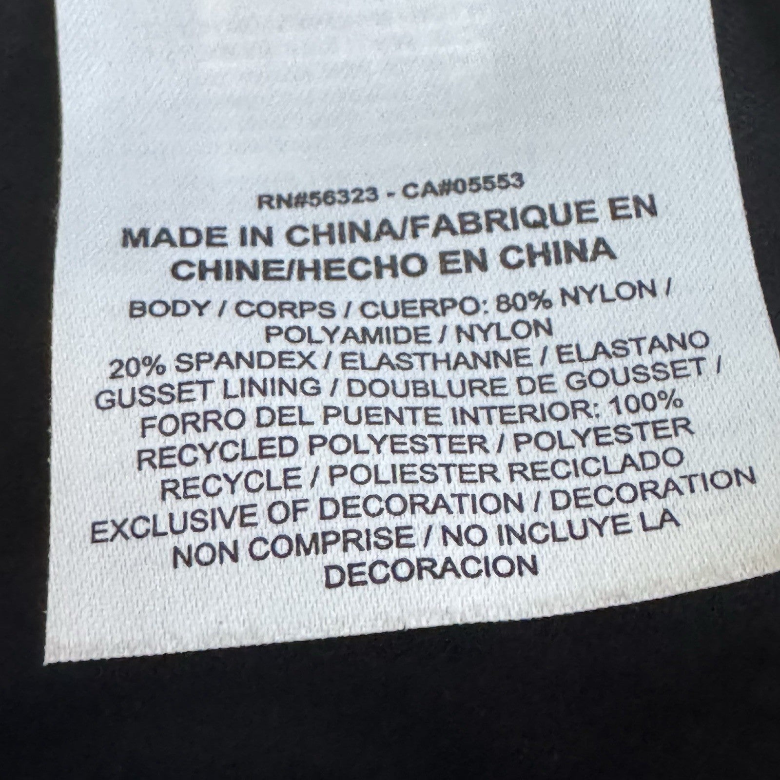 Nike Dri-FIT Crop Leggings Womens M Black Running Capri Reflective
