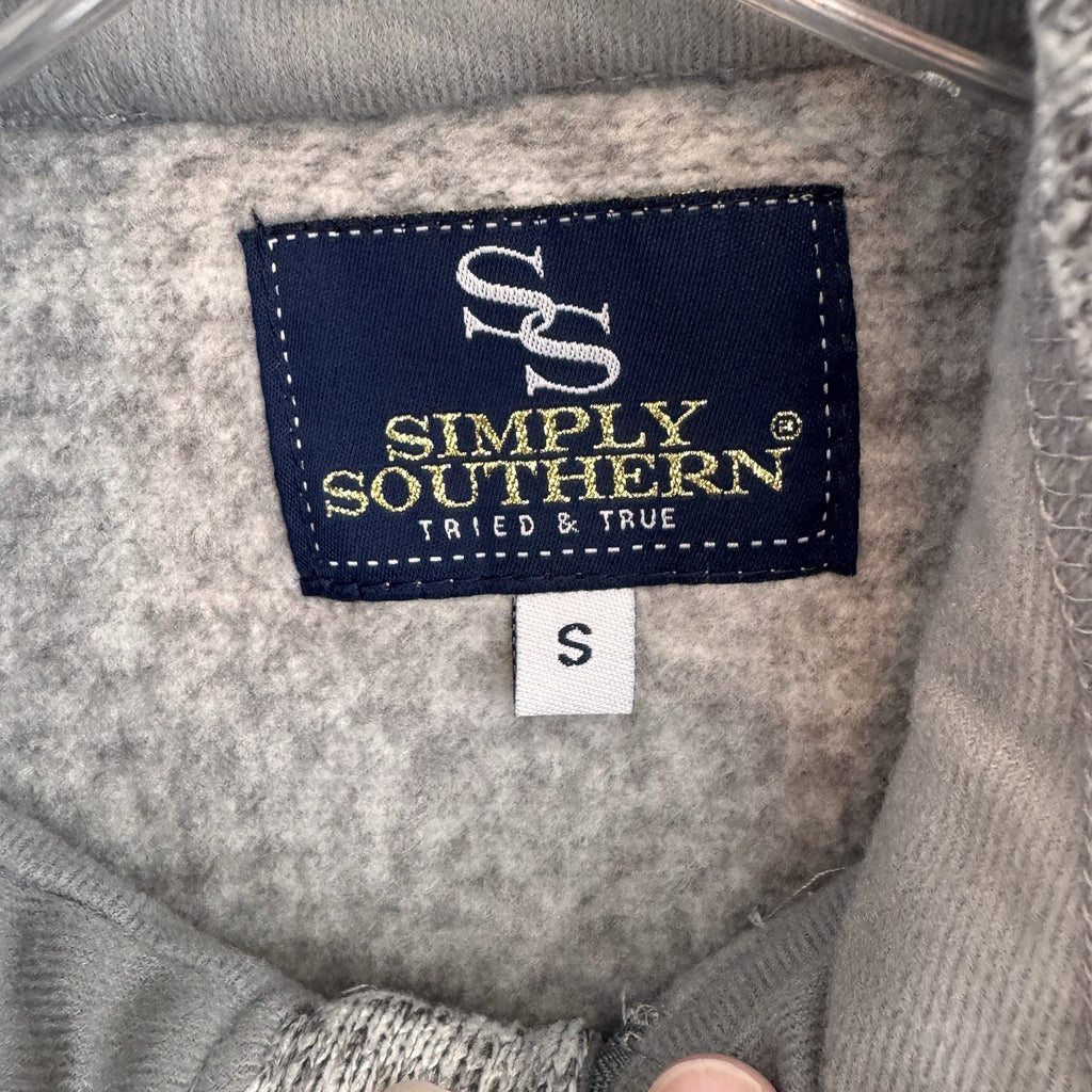 Simply Southern Vest Women’s Small Fleece Full Zip Sleeveless Outdoor Pockets