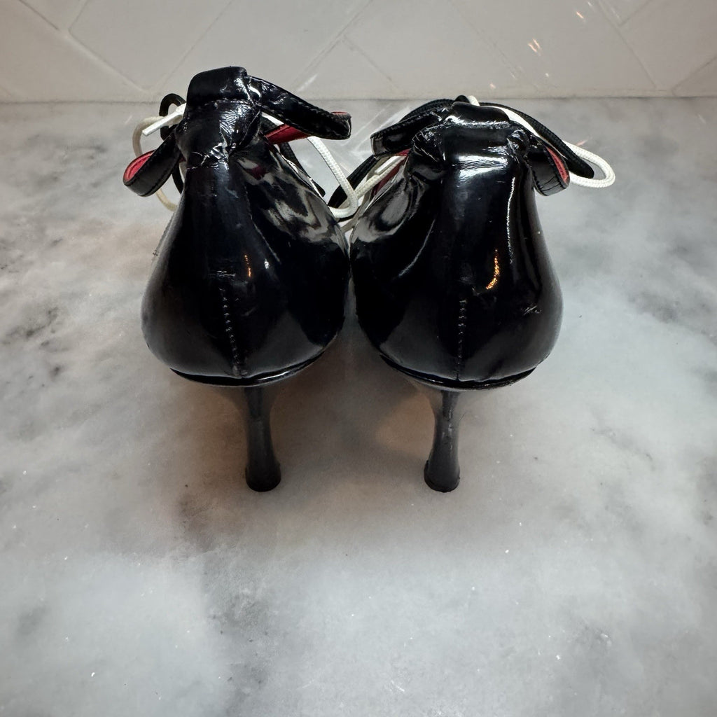 Funtasma Pleaser Harlequin Checkerboard Lace-Up Heels Women’s 9-9.5 Goth
