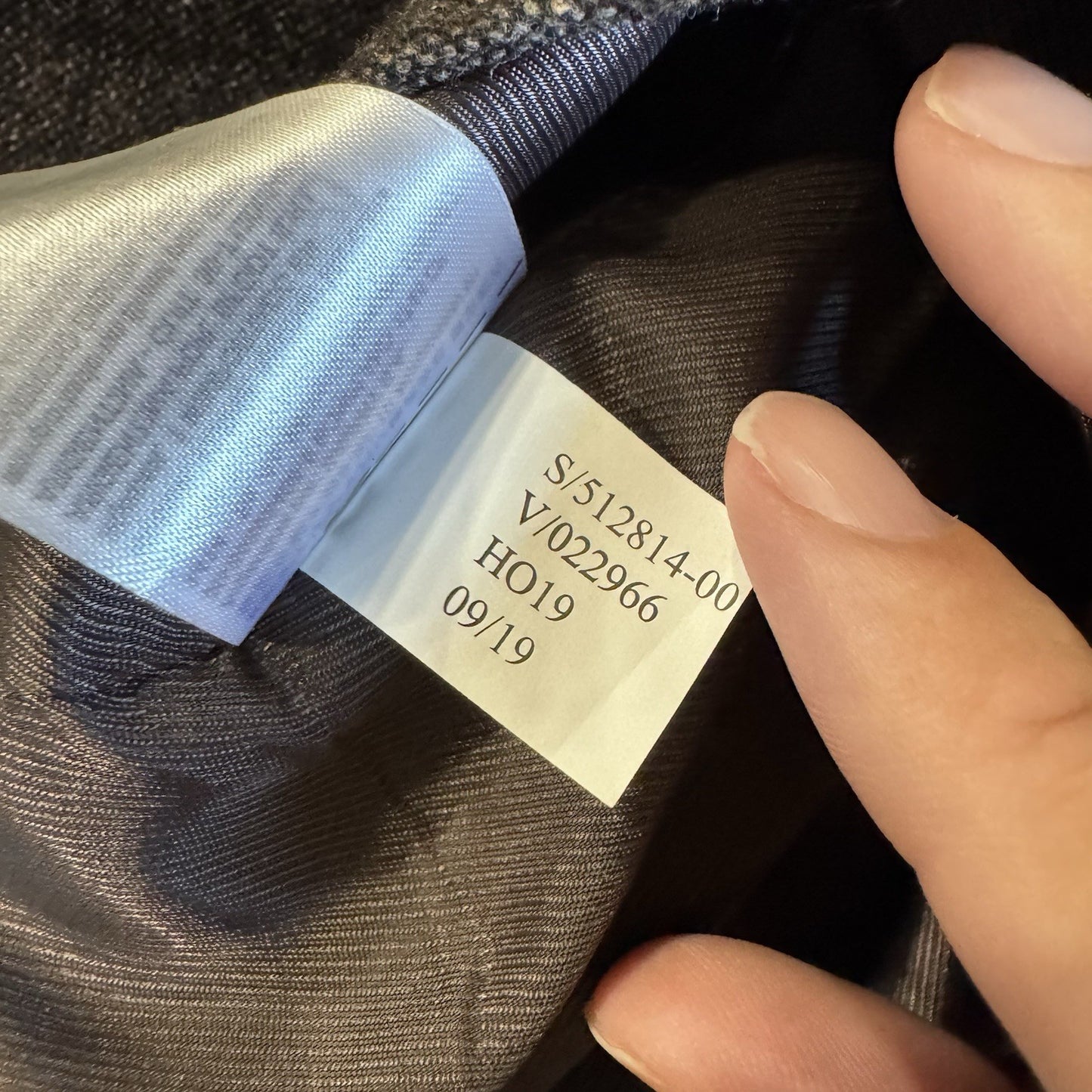 NWT Banana Republic Wool Blazer Jacket 44L Gray Herringbone Tweed Sport Coat