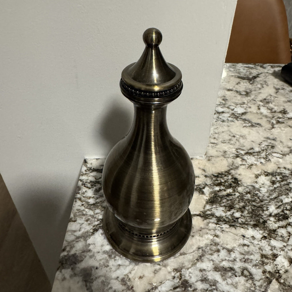 Vintage ornate Solid Brass Pillar Bronze Tone Finish