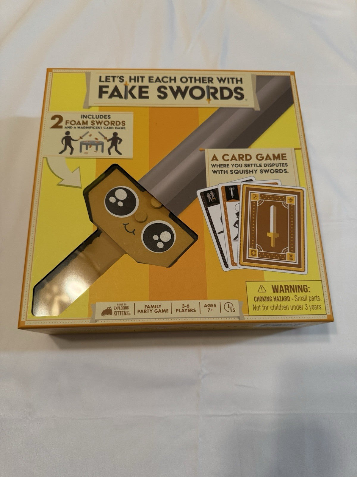 Let's Hit Each Other With Fake Swords by Exploding Kittens - 3-6 Players Age 7+ 