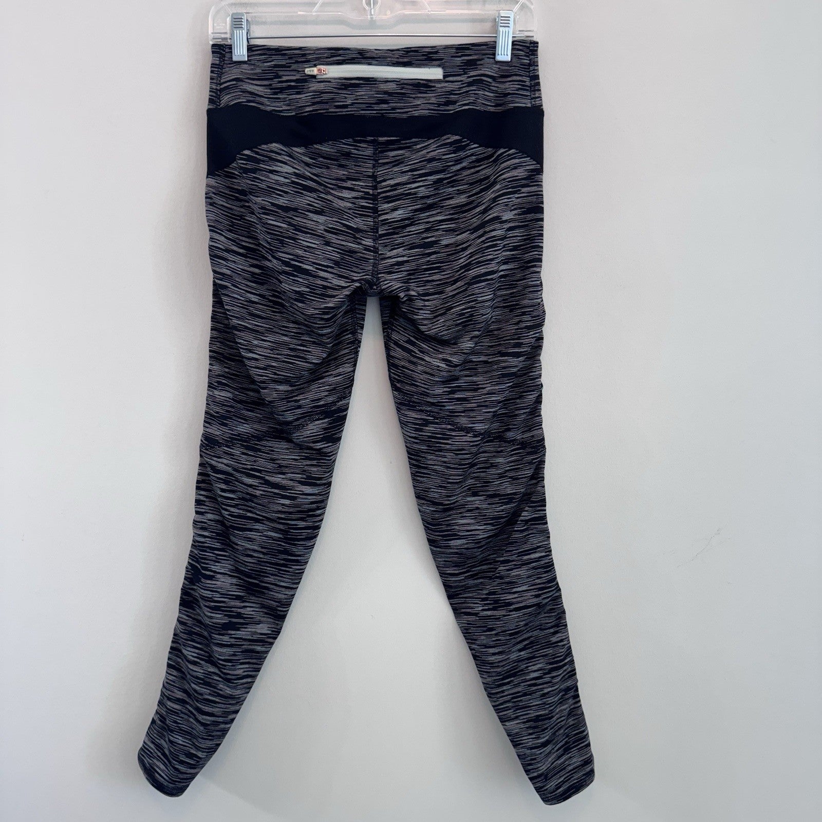 Abercrombie & Fitch A&F Leggings Women Medium Black Space Dye Activewear