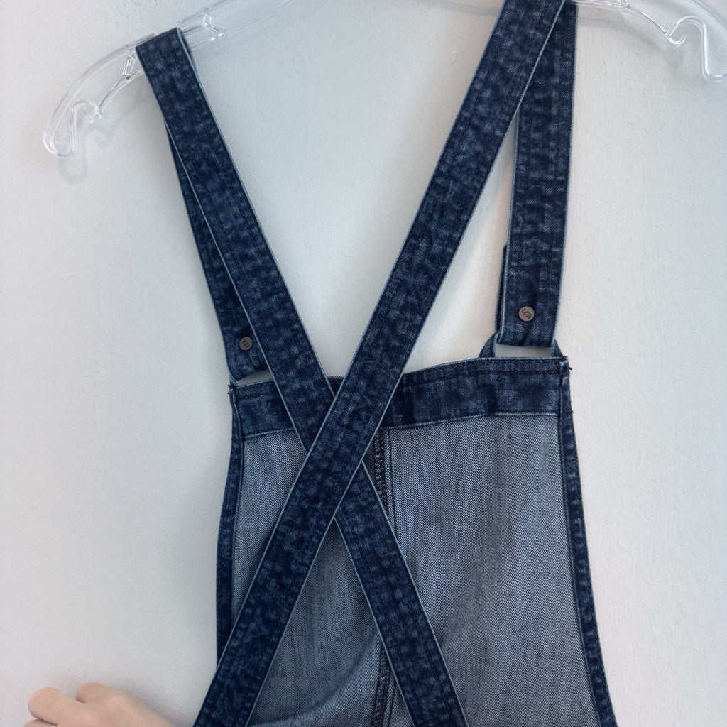 Hollister Denim Overalls Womens Small Acid Wash Skinny Stretch Bib Jeans