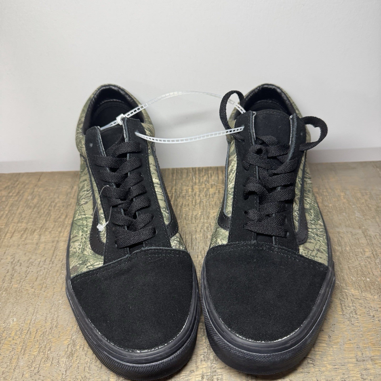 Vans Old Skool Black Green Graphic Print Men 7.5 Women 9 New No Box