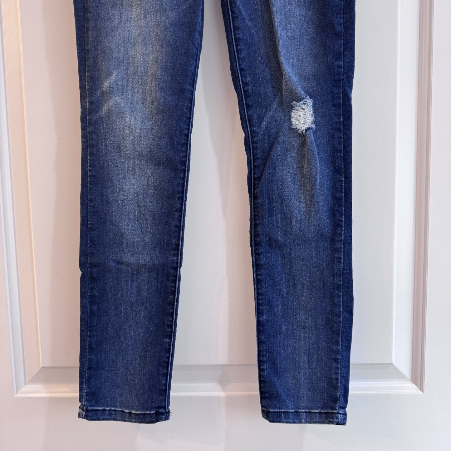 Democracy Absolution Womens Skinny Jeans Size 0P Dark Wash Stretch Denim 